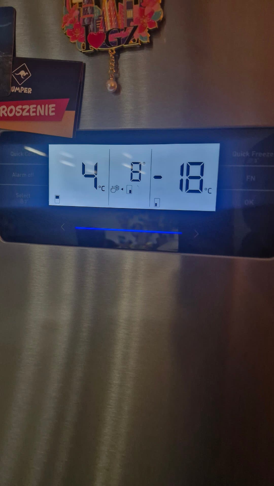 Lodówka po naprawie — 4°C / -18°C